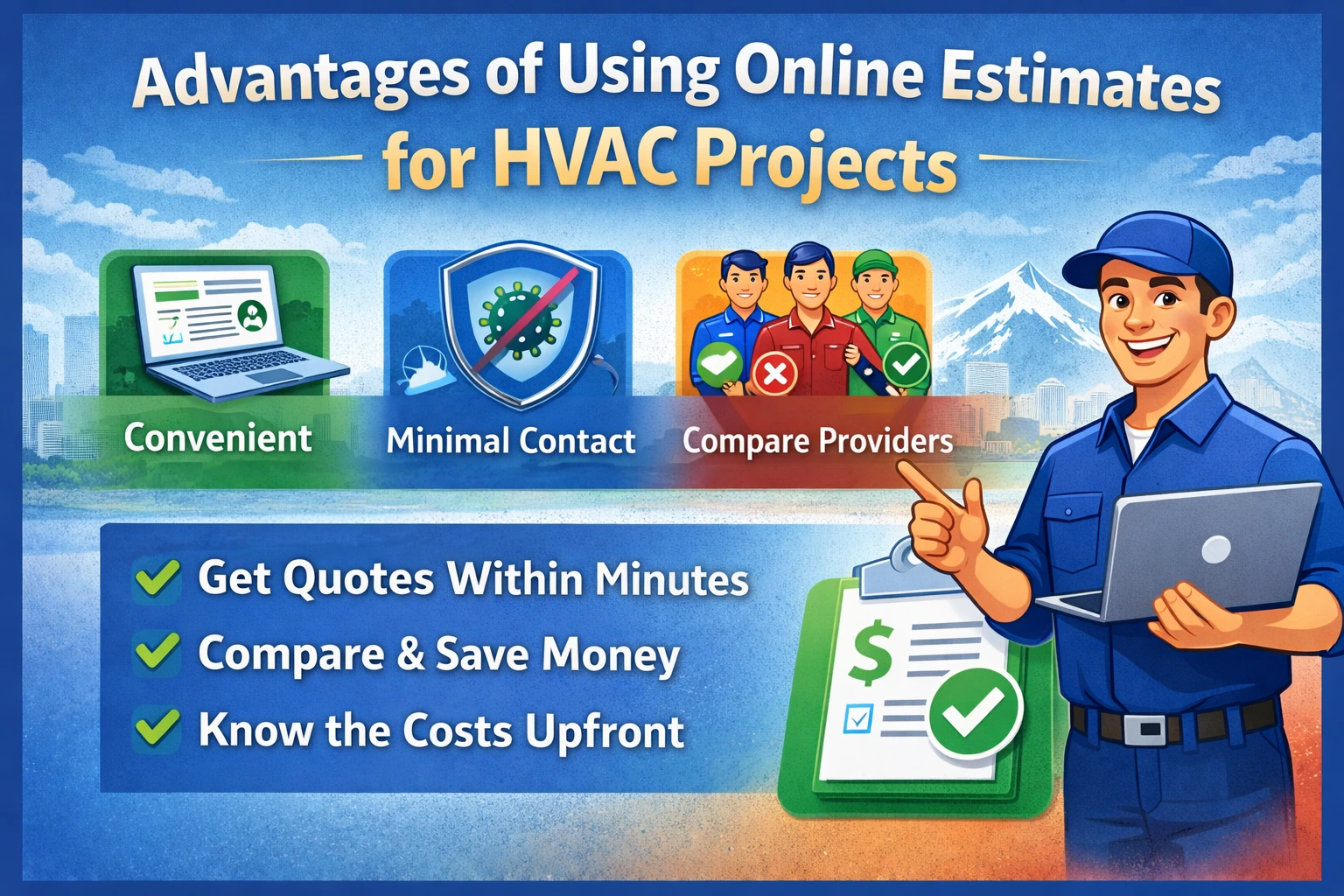 Advantages of Using Online Estimates for HVAC Projects