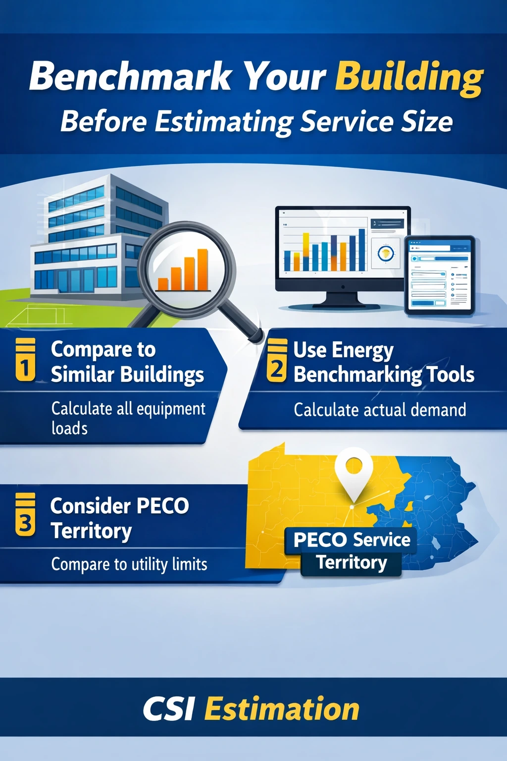 Benchmark Your Building Before Estimating Service Size