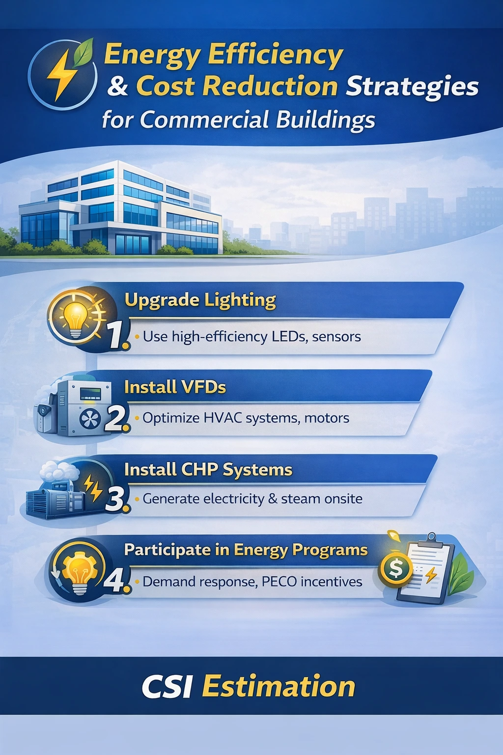 Energy Efficiency & Cost Reduction Strategies for Commercial Buildings