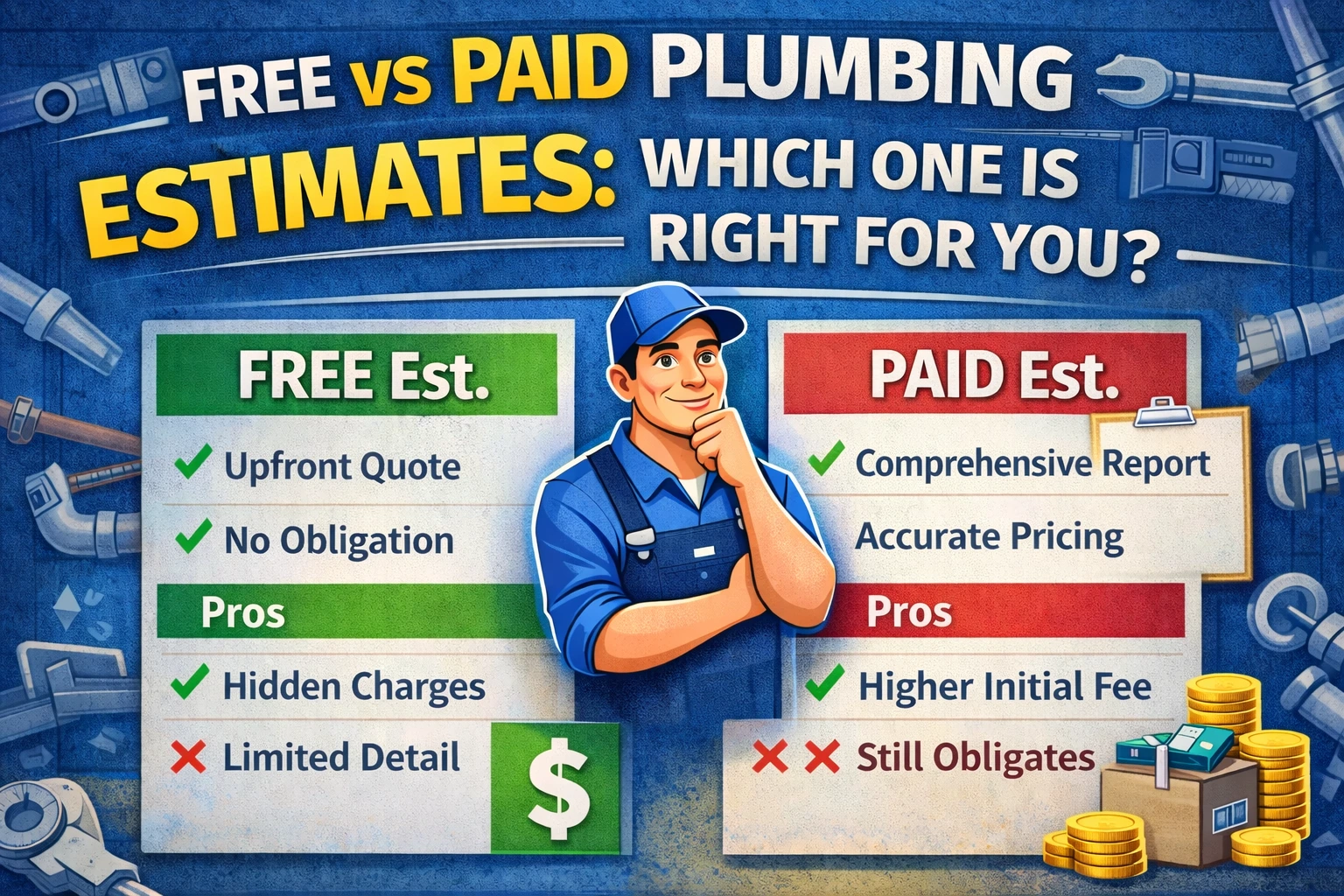 Free vs Paid Plumbing Estimates: Which One is Right for You
