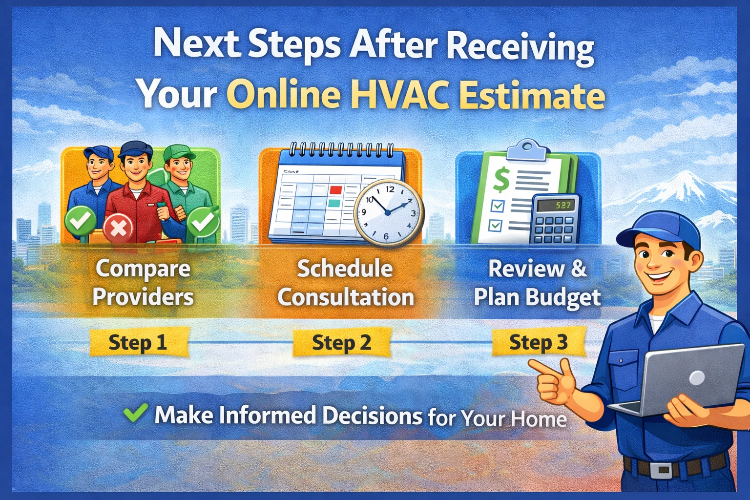 Next Steps After Receiving Your Online HVAC Estimate