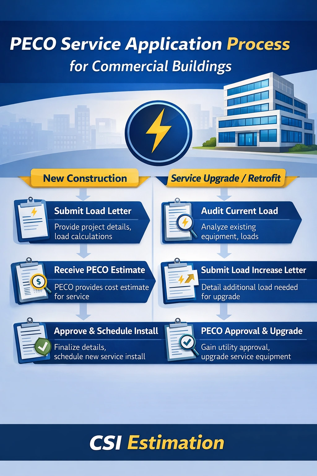 PECO Service Application Process for Commercial Buildings