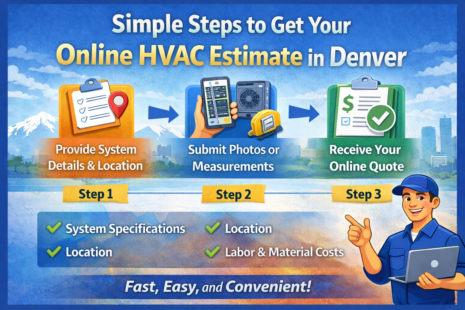 Simple Steps to Get Your Online HVAC Estimate in Denver