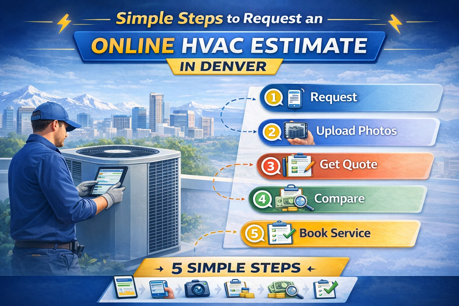 Simple Steps to Request an Online HVAC Estimate in Denver