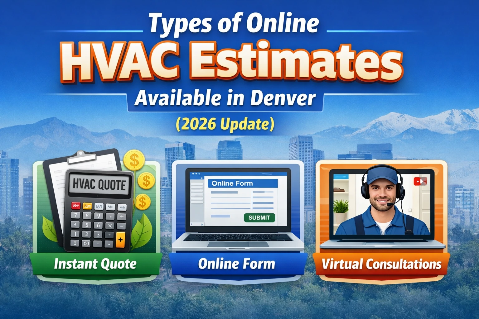 Types of Online HVAC Estimates Available in Denver (2026 Update)