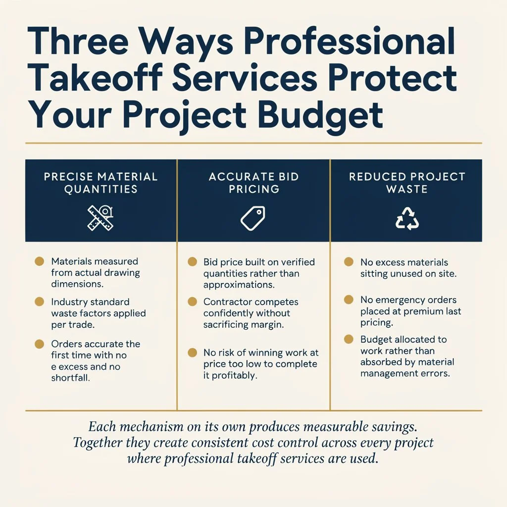 Three Ways Professional Takeoff Services Protect Your Project Budget