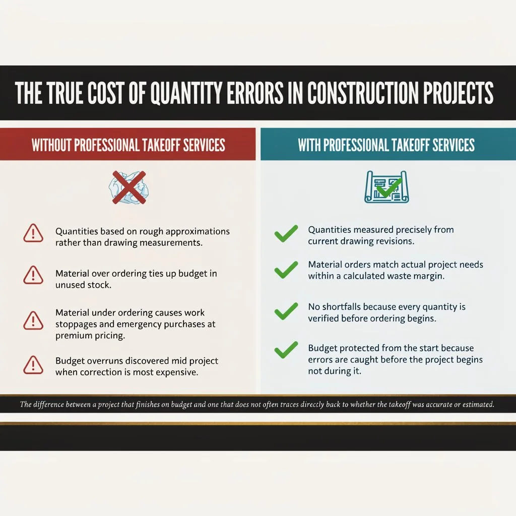 The True Cost of Quantity Errors in Construction Projects