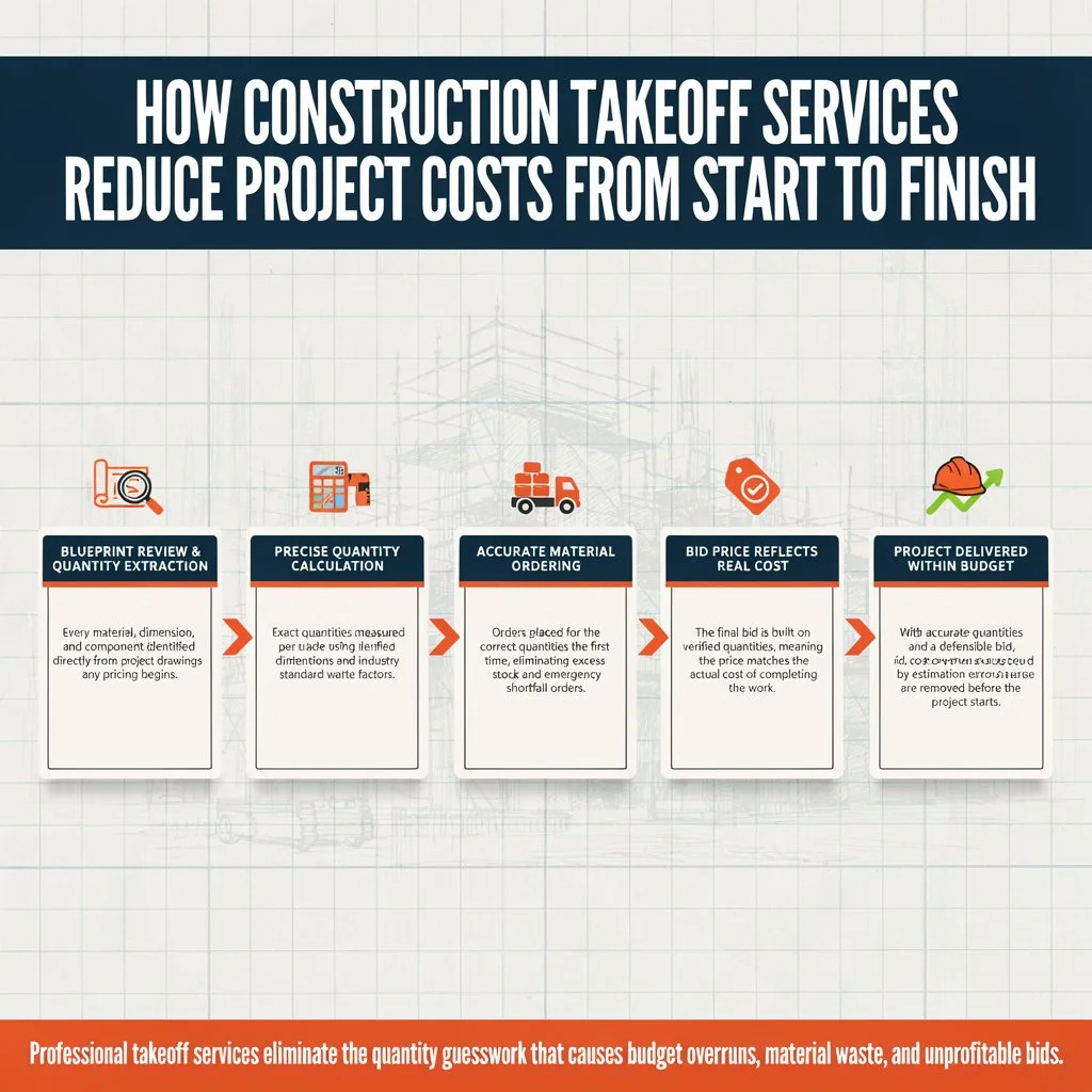 How Construction Takeoff Services Reduce Project Costs From Start to Finish