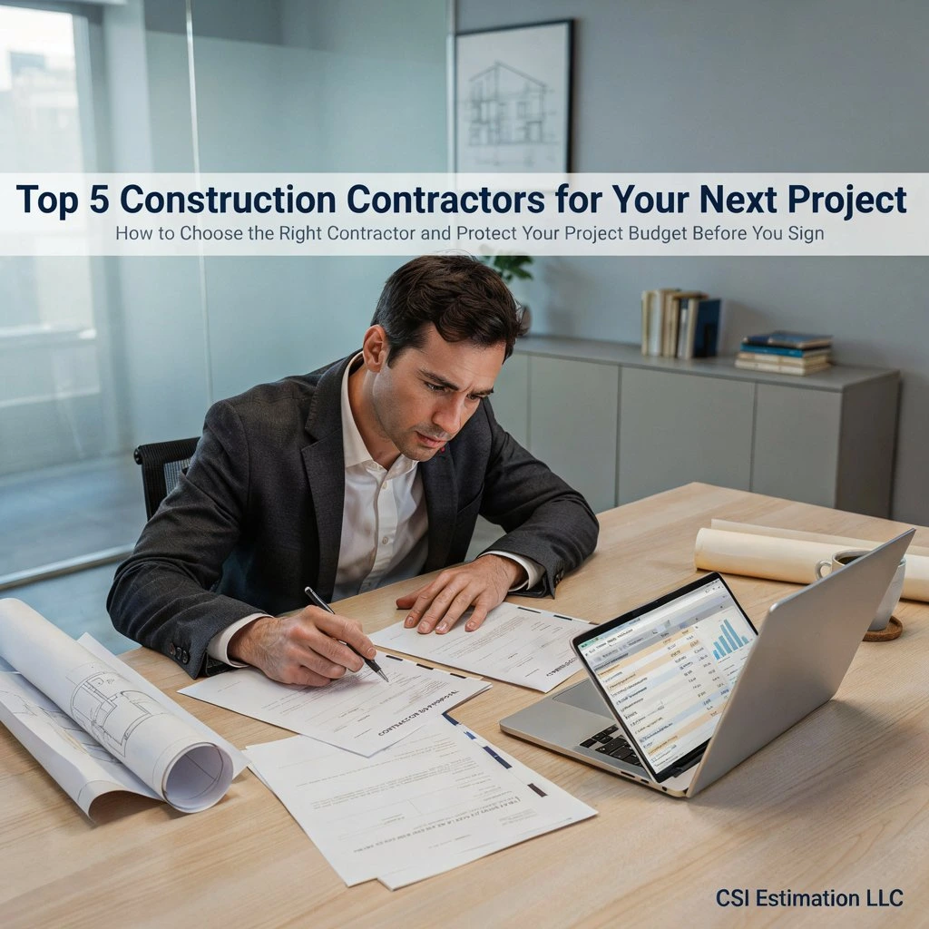 Top 5 Construction Contractors for Your Next Project