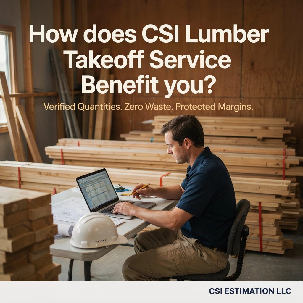 How does CSI Lumber Takeoff Service Benefit you