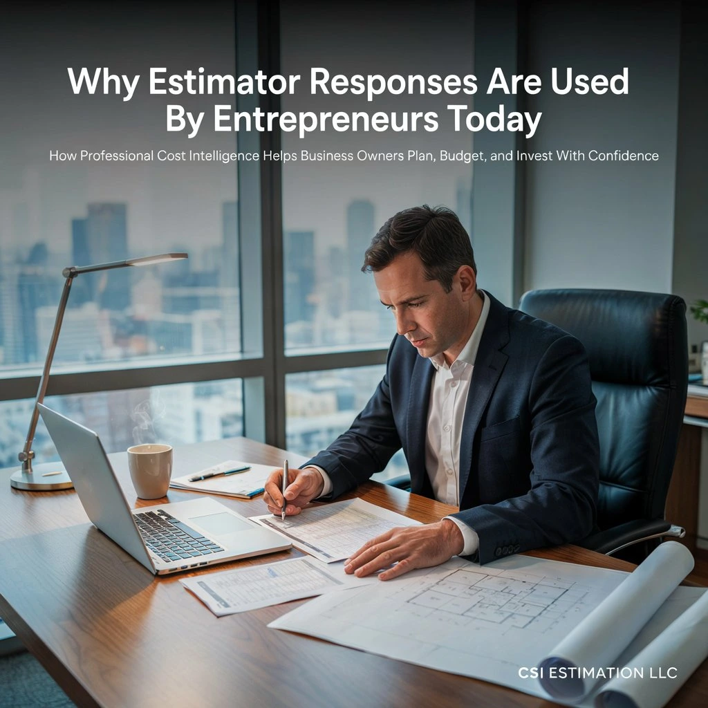 Why Estimator Responses Are Used By Entrepreneurs Today