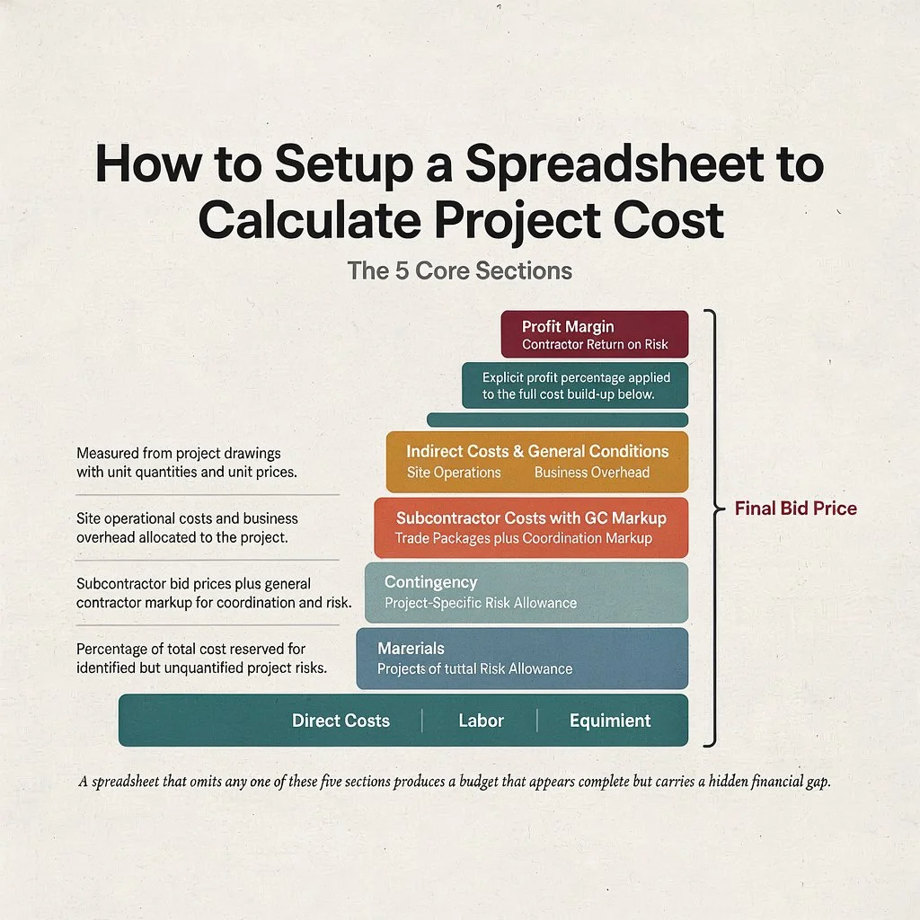 How to Setup a Spreadsheet to Calculate Project Cost