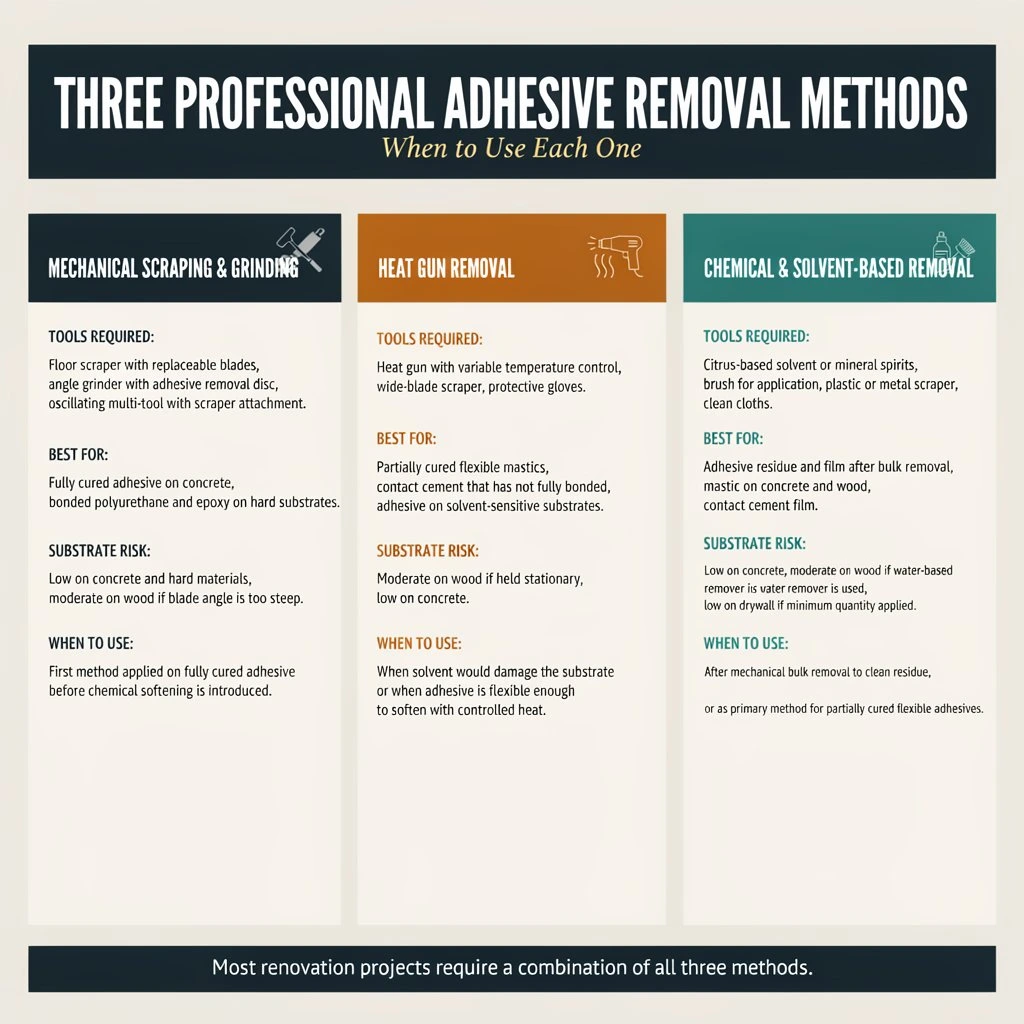 The Three Removal Methods Every Contractor Should Know