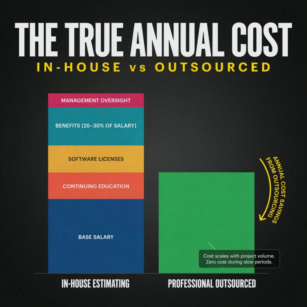 The Savings From Replacing In-House Estimating With Professional Outsourced Services