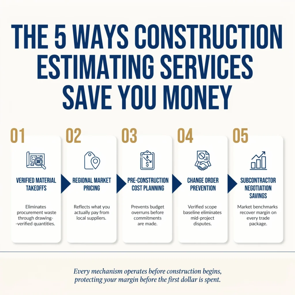 How Can Construction Estimating Services Help You Save Money