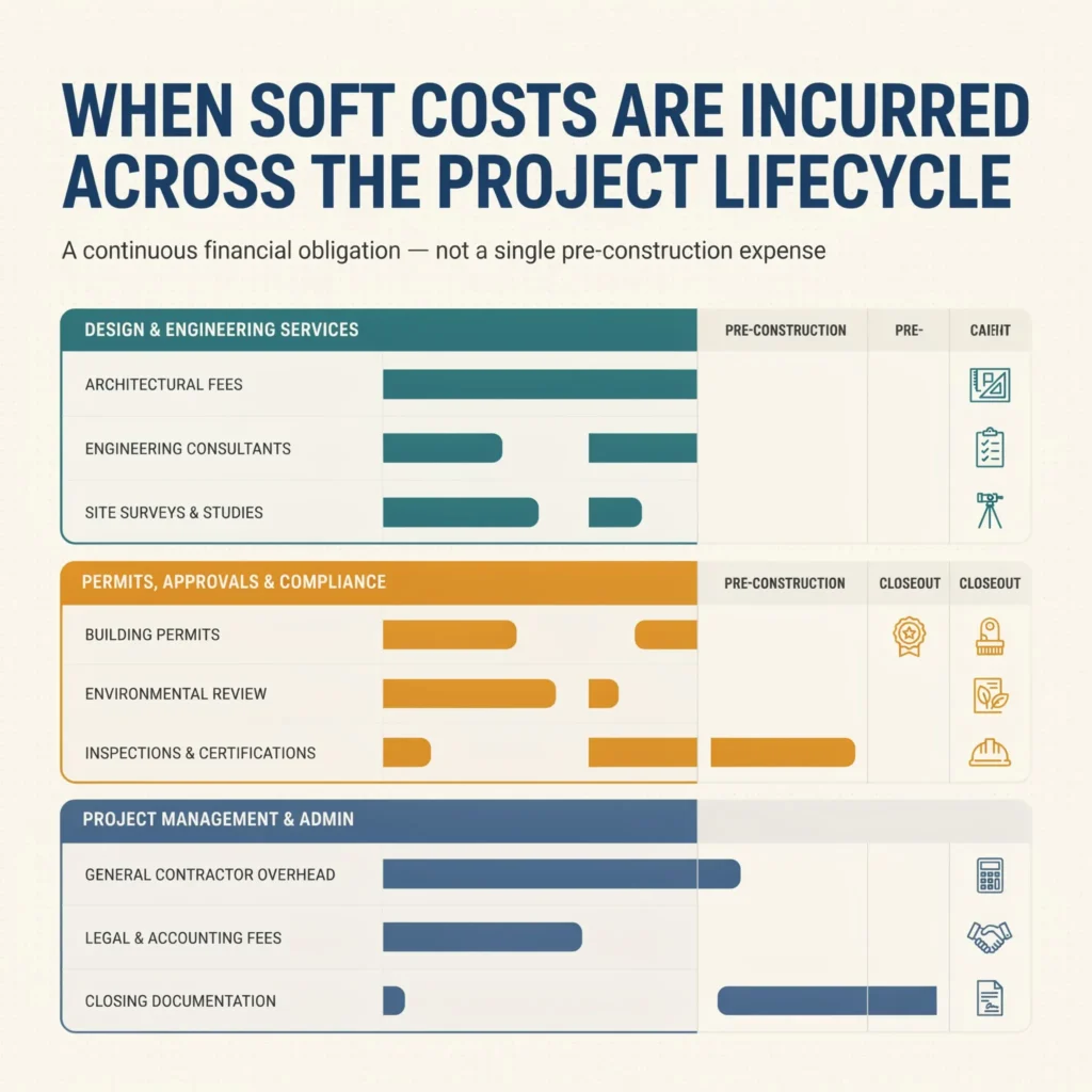 When Soft Costs Are Incurred Across the Project Lifecycle