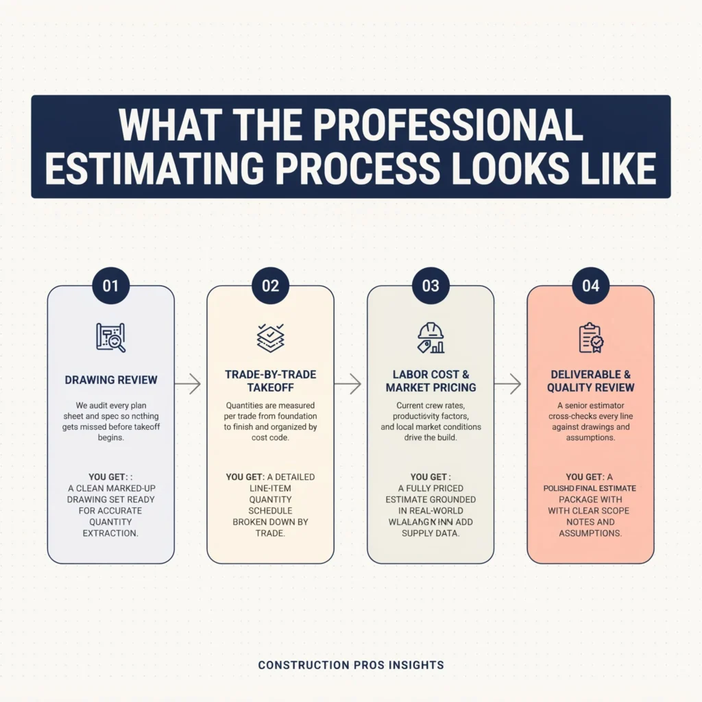 What the Professional Estimating Process Looks Like