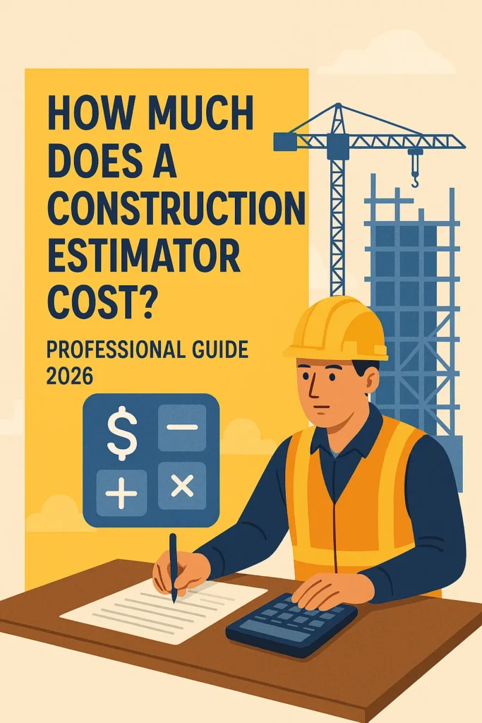 How Much Does a Construction Estimator Cost? Professional Guide 2026