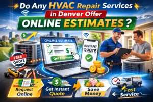 Do any hvac repair services in Denver offer online estimates