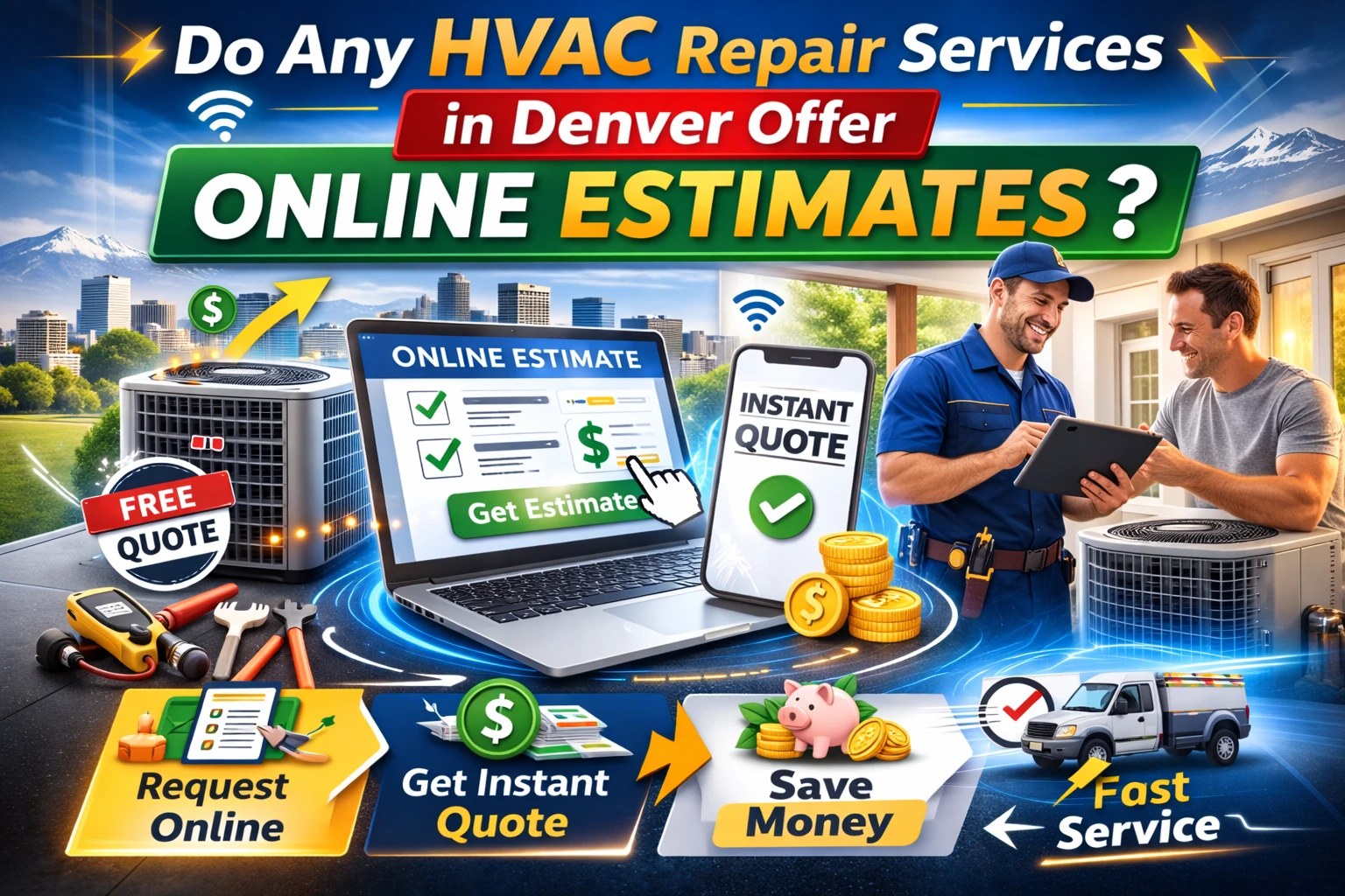 Do any hvac repair services in Denver offer online estimates