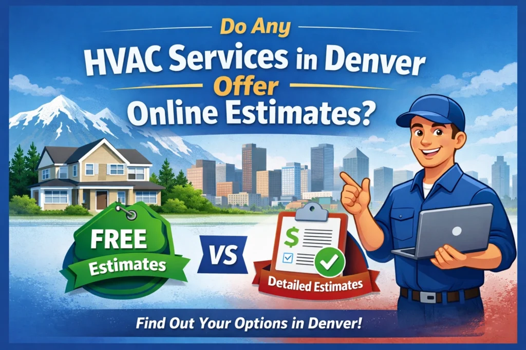 Do any HVAC services in Denver offer online estimates​