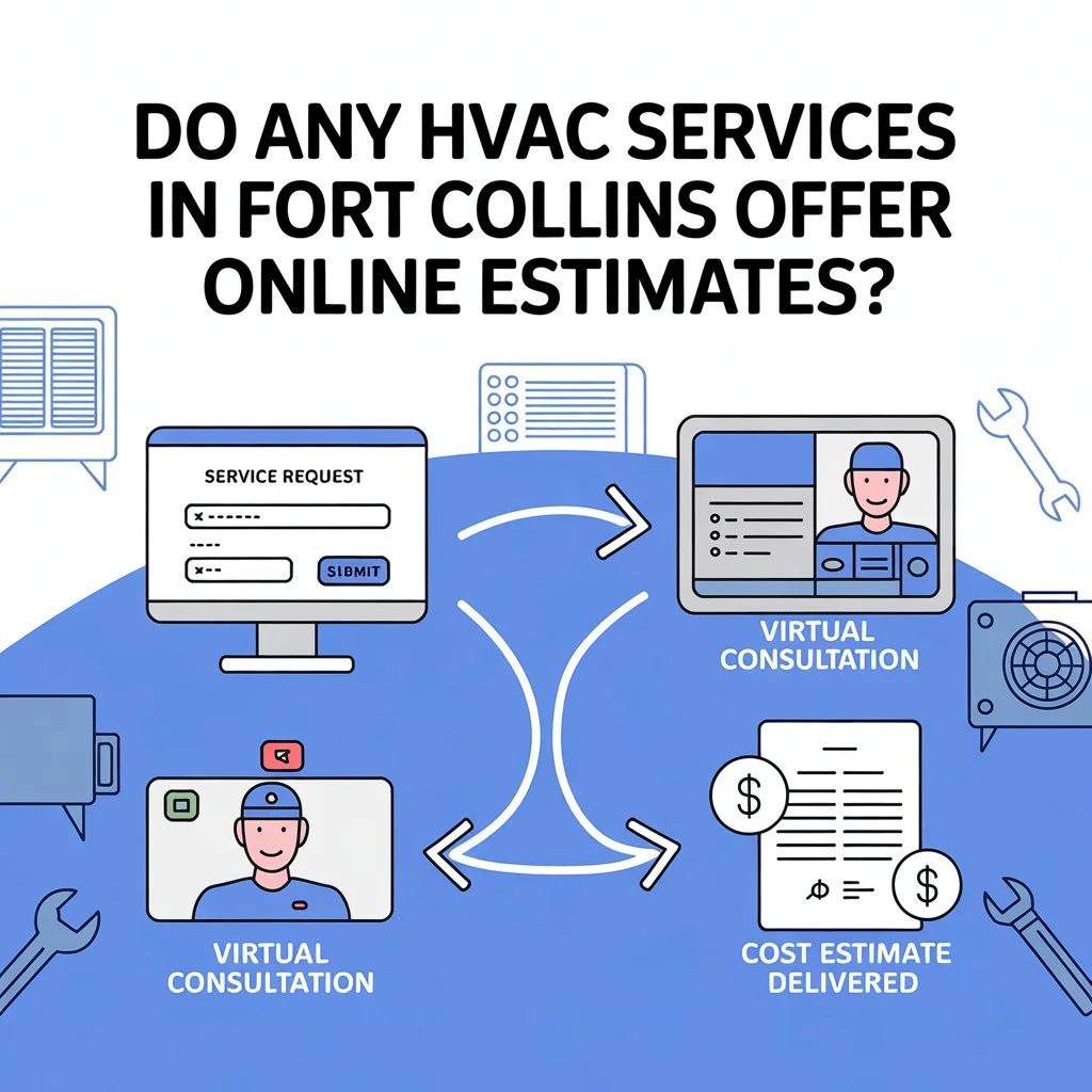 Do any HVAC services in Fort Collins offer online estimates​
