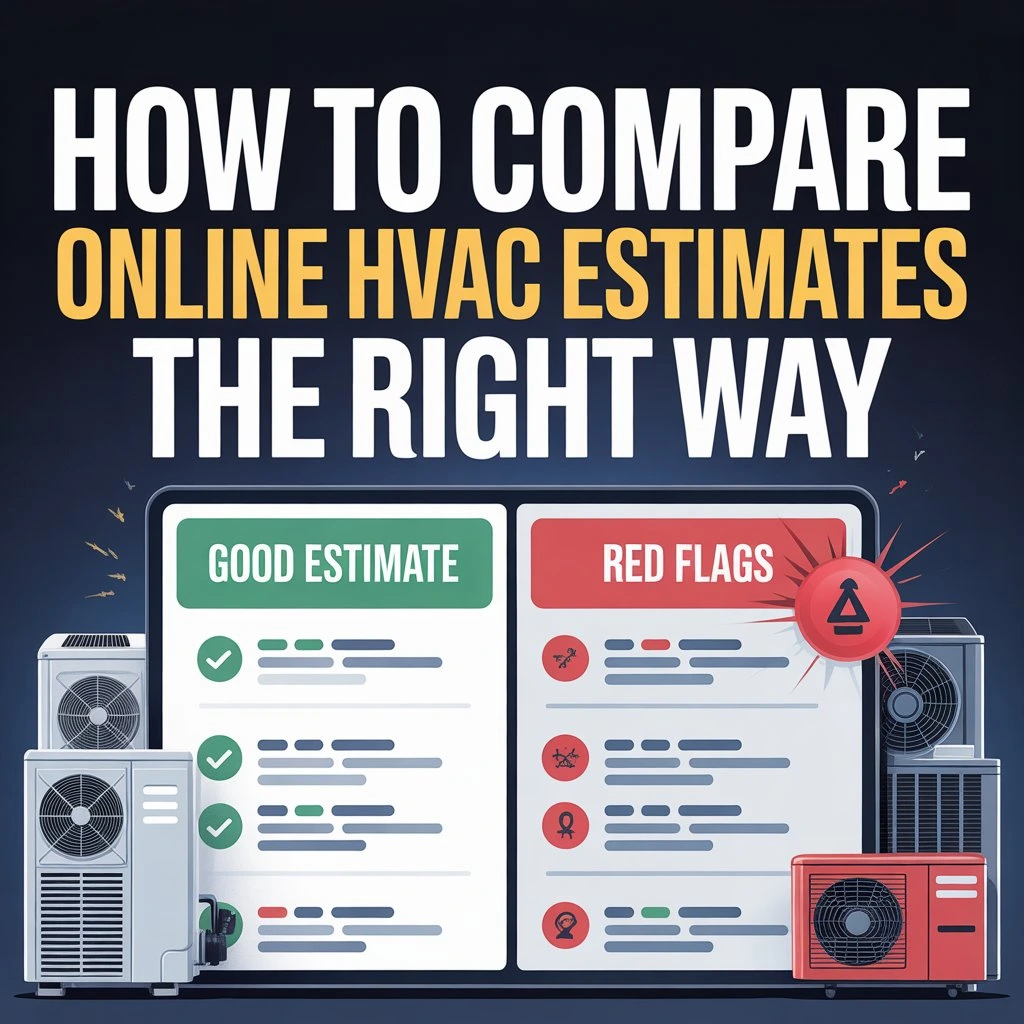 How to Compare Online HVAC Estimates the Right Way
