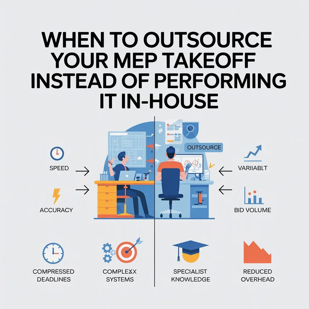 When to Outsource Your MEP Takeoff Instead of Performing It In-House